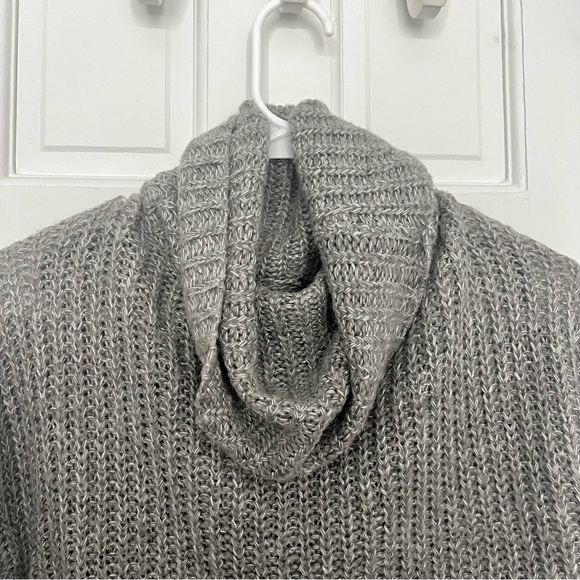 PRETTY LITTLE THING turtleneck sweater high neck long sleeve roll knit grey gray - Picture 11 of 11